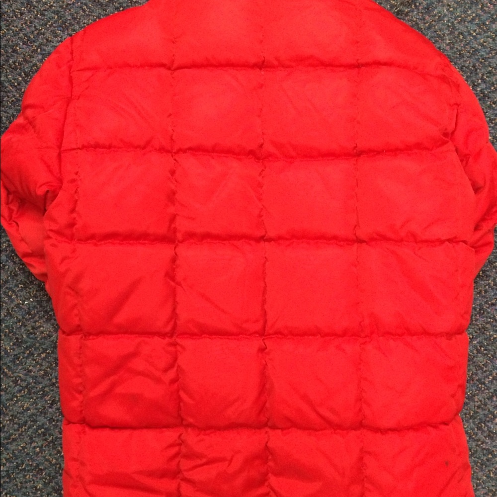Men’s GAP Vtg Vintage Red Down Puffer size XS - Picture 3 of 8